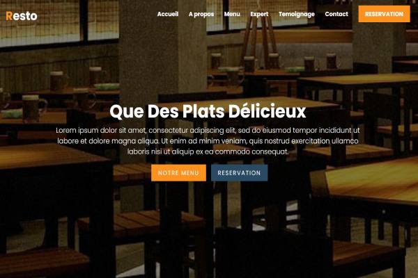 accueil restaurant