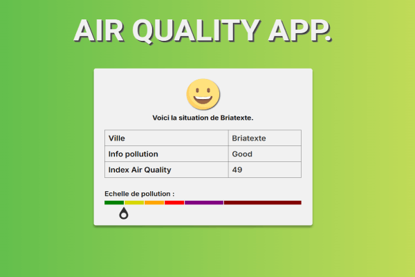 Projet app air quality
